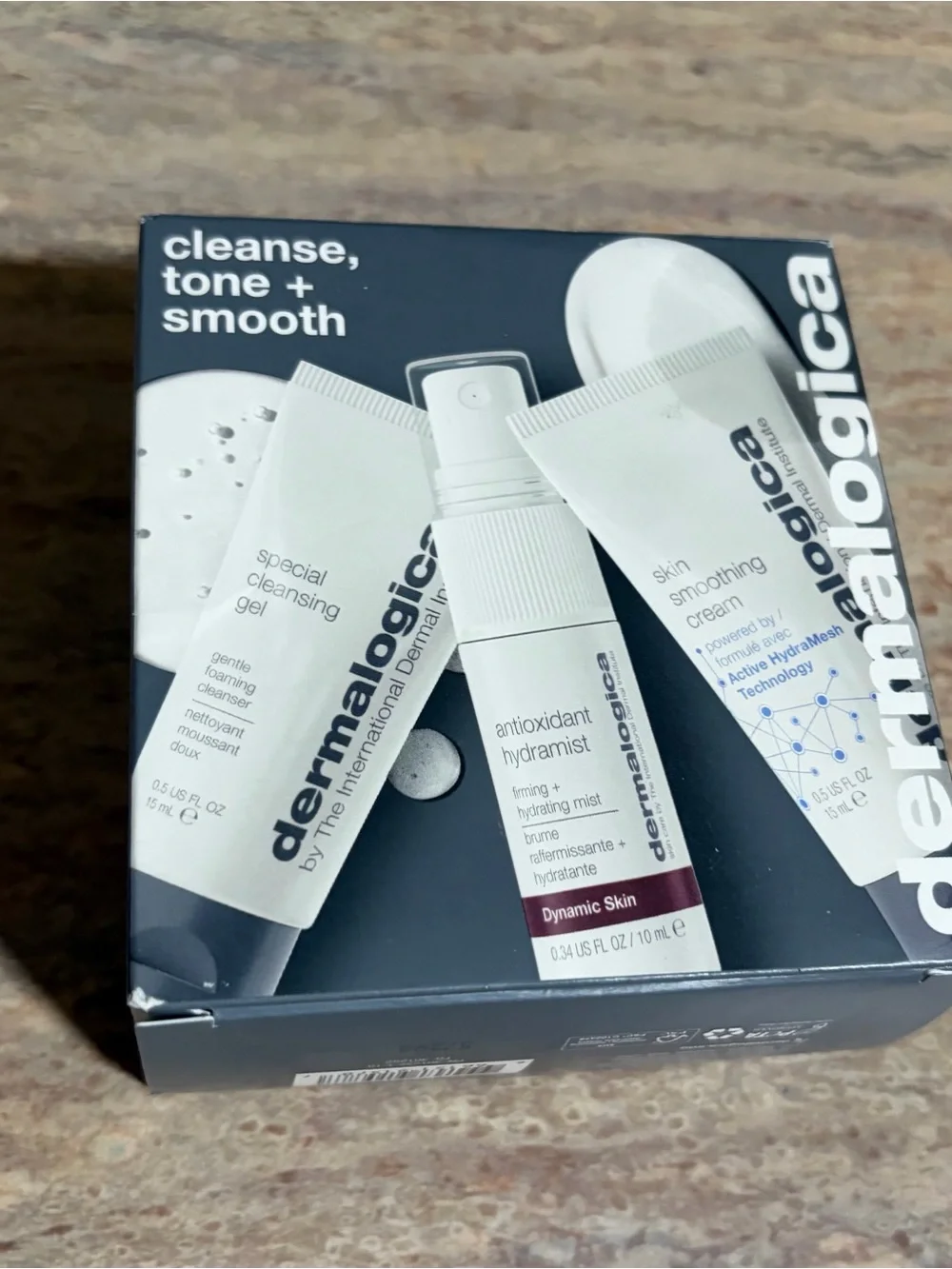 NIB Dermatologica Cleanse, Tone + Smooth mini Set